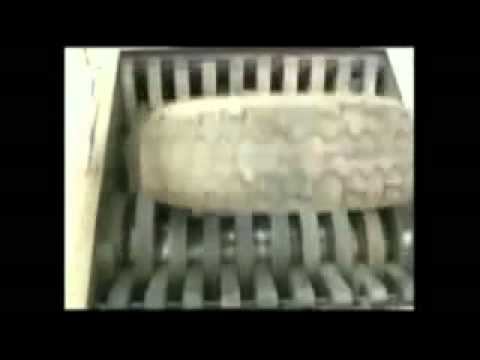 3E двухвальный шредер измельчение шин