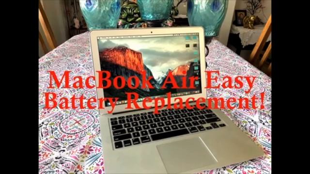 MacBook Air Laptop Easy Battery Replacement!