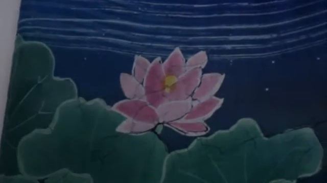 batik - flor de lotus