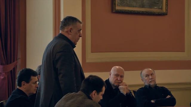 Пожарное собрание. Cовещание со студентами и педагогами Института имени И.Е.Репина.