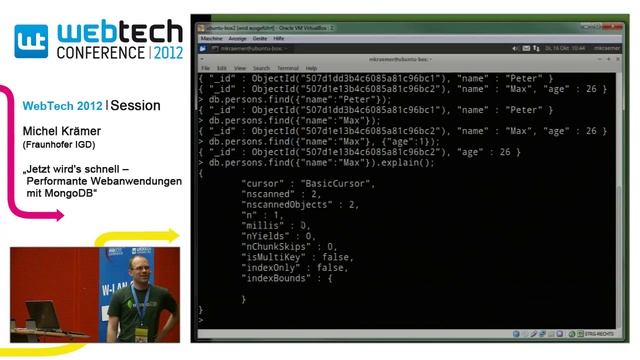 Michel Krämer | Jetzt wird's schnell - Performante Webanwendungen mit MongoDB