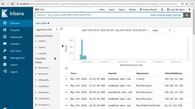 Kibana - How to Use Indices
