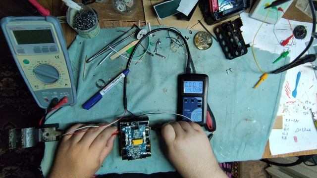 Дисбаланс или разное внутреннее сопротивление ячеек 18650 в батарее Makita его Решение с помощью BM