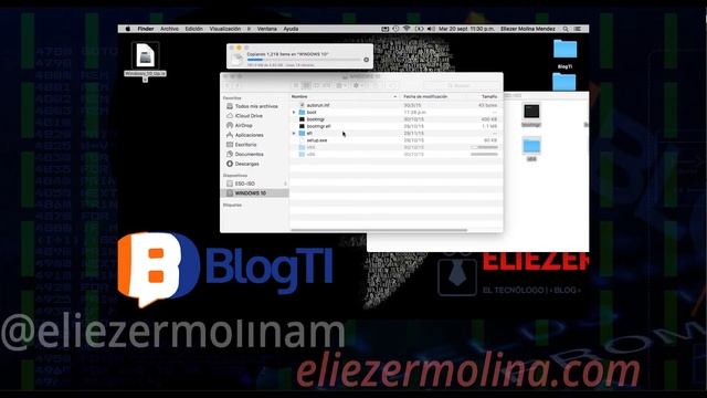Preparando MacBook Pro Late 2011 Para Windows 10 - Preparando Memoria USB - EliezerMolinaM