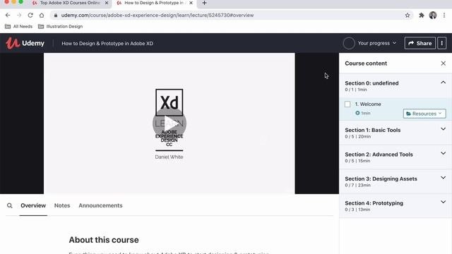 Udemy.com saytida grafik dizaynni bepul organing!