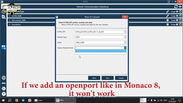 Mercedes DTS Monaco 9.02 Setting and Connection to Work With J2534 Openport 2.0 and not Only