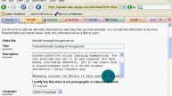 Tutorial Screencasting and Google Video Upload Web Interface