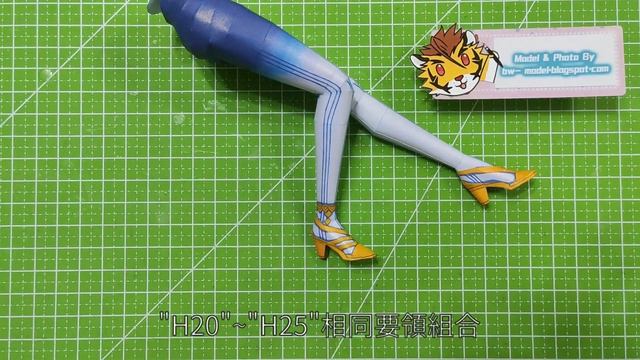 原神 綺思晚星 萊依拉 紙模型 製做 Genshin Impact Layla Paper Craft ペーパークラフト