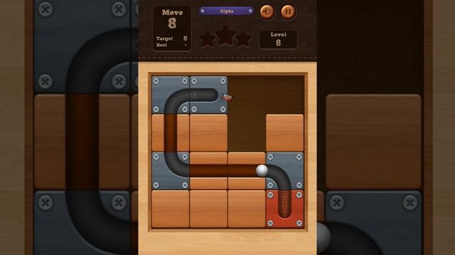 Roll the Ball Alpha Level 8 (Classic - Basic A) - Lösung Solution Walkthrough