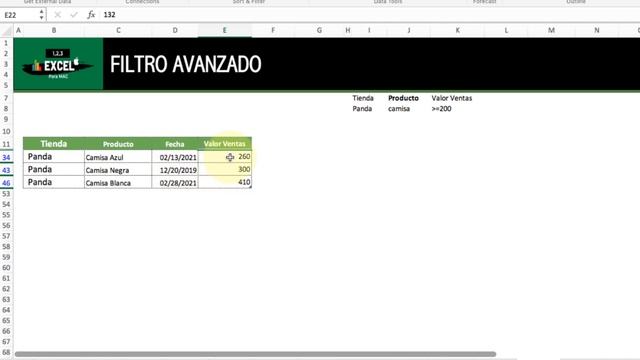 FILTRO AVANZADO EN EXCEL DESDE TU EQUIPO MAC ? ??