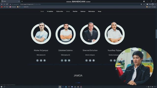 ? WordPress kursi o`quvchilaridan yangi sayt