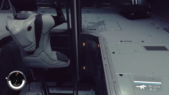 Starfield Vindicator interior with battle station module