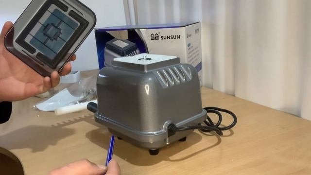Компрессор аэрация для пруда SUNSUN HJB - 80 80 лмин бесшумный
