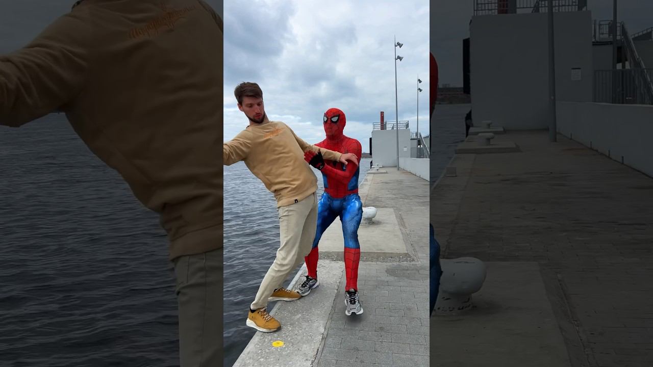 Spiderman succeeded in saving him