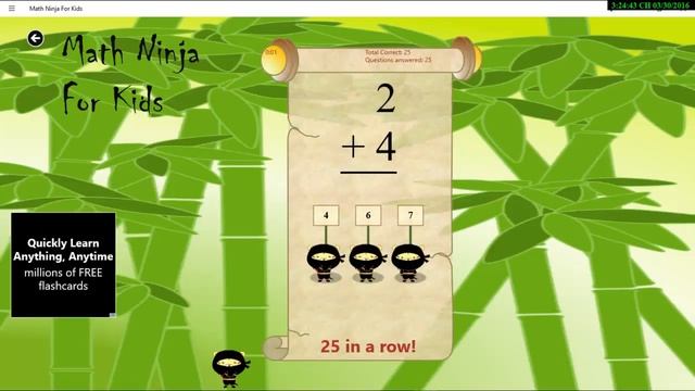 Math Ninja For Kids - Add