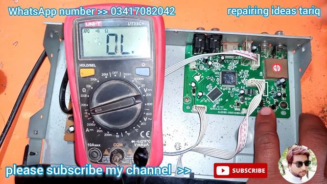 How to repair f1f2 receiver!The receiver has a red light problem!The receiver has a new problem