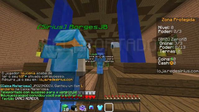 NOVO SERVIDOR de MINECRAFT PIRATA e ORIGINAL 1.8X! (FACTIONS OP 1.8)