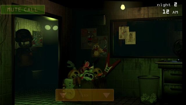 Прохожу  фнаф  3  часть.  Игра  фнаф   3.  Обзор  игры   фнаф  3. Хоррор  ночь  1 и  2.