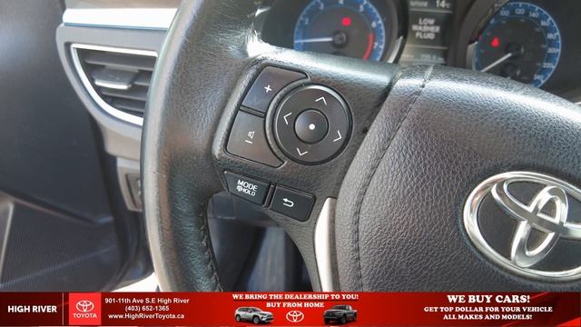 Pre-Owned 2015 Toyota Corolla S Six Speed Manual Transmission for sale at High River Toyota
