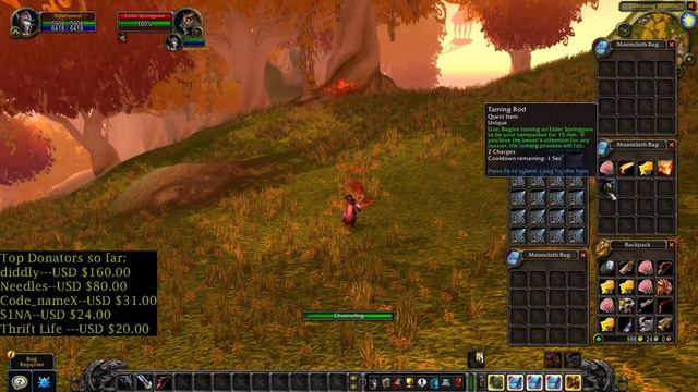 Taming the Beast--Blood Elf Hunter Quests--WoW TBC Classic