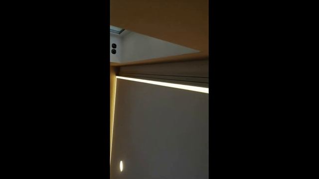 контурная светодиодная подсветка по периметру потолка