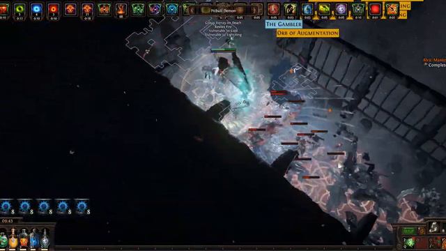 Path of Exile Mirror of Kalandra drop in T2 Fractured Tower Maps