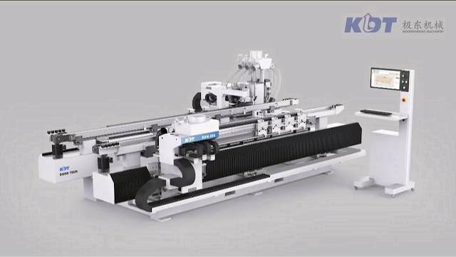 Сверлильно-пазовальный центр с ЧПУ KDT КНМ-660 для обработки дверей