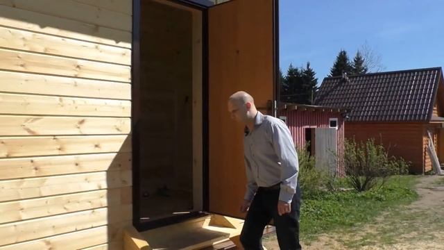 Каркасный дом 6 x 8 под ключ. Дом с утеплением 150 мм Роквул.