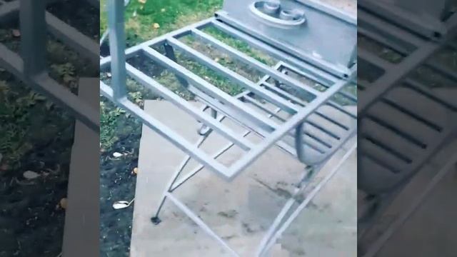 Мангал с крышей своими руками