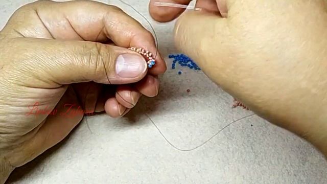 ЦЕПОЧКА из бисера. ПРОСТО даже для новичков. Плоская спиральная цепочка.SPIRAL BEADED CHAIN