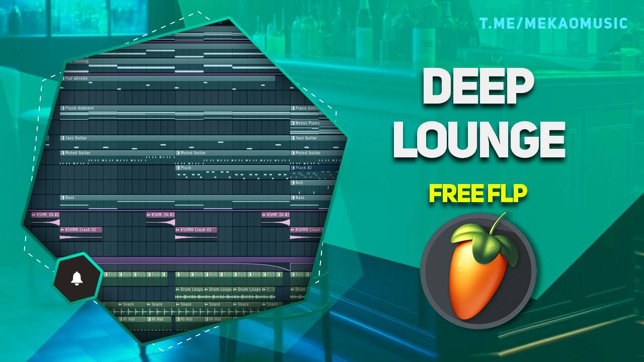 Deep Lounge in FL Studio 20 (+free flp) / Атмосферный лаундж в ФЛ студио (+бесплатный флп)