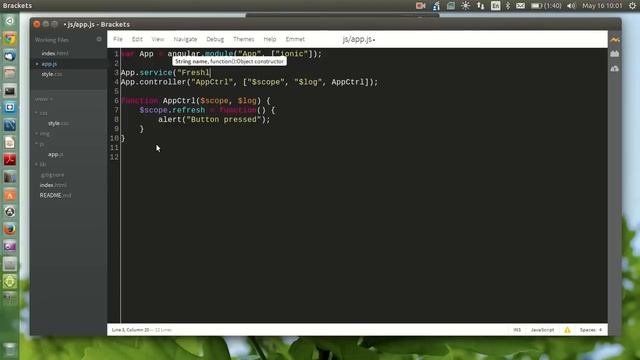 Create Application Using Iconic Framework And Cordova