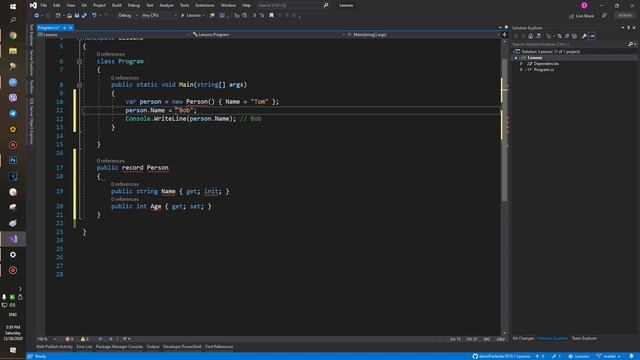 C# - Record - C# 9 - (68)
