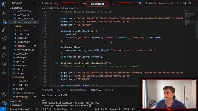 LIVE CODING DEFI App 23 Django views testing III