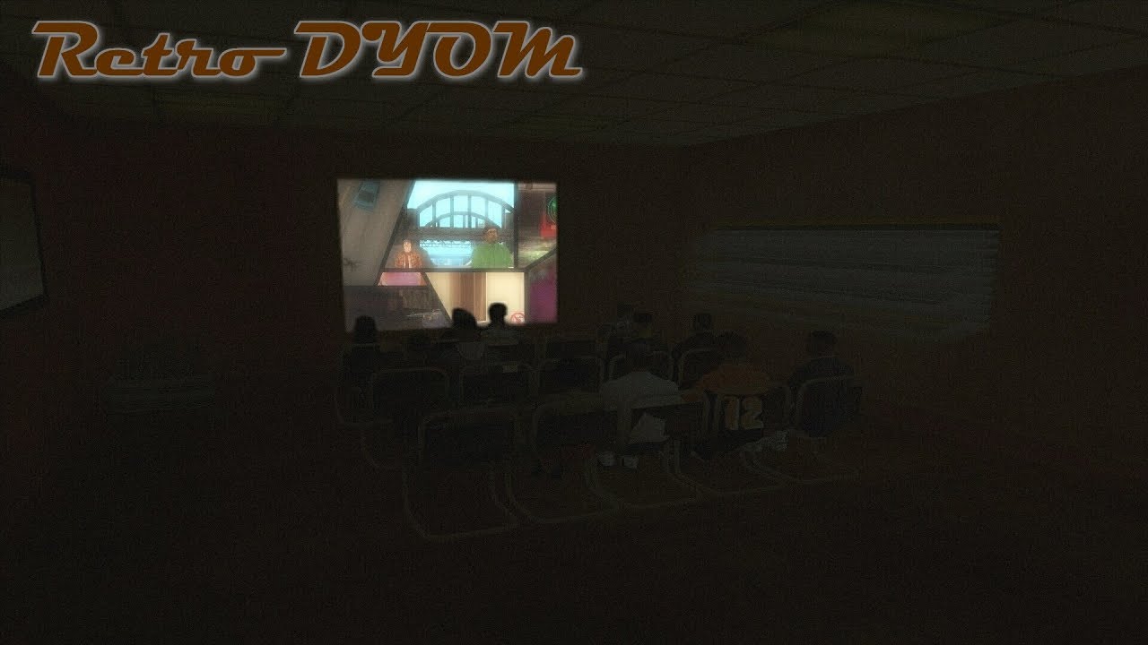 Ретро DYOM intro