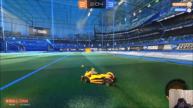 Learning to Half Flip - Rocket League Full Game 02/09/18, Giveaway at 200 Subs (5 10$ steam cards)