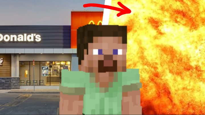 ЖИТЕЛИ ПОСТРОИЛИ НА МОЁМ ДОМЕ MCDONALD'S / Minecraft DIMOON