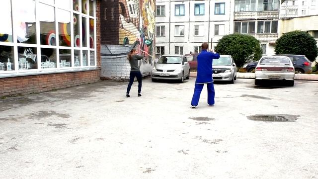Молодёжный центр "Звездный", "День открытых Дверей", тренеровка на улице.