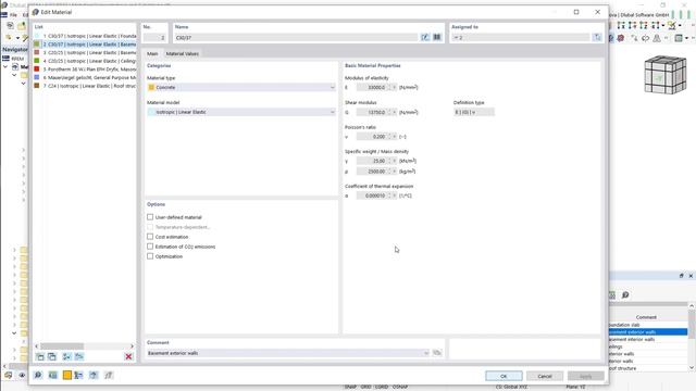 KB 001755 | Estimation of CO2 Emissions in RFEM 6/RSTAB 9