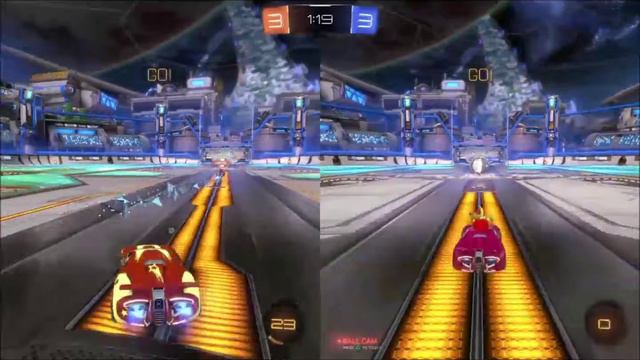 Rocket League Split Screen with my Brother!