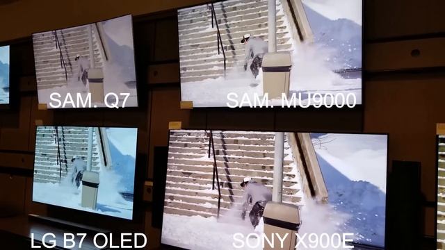 4k HDR TV Shootout 2017 Samsung vs Sony vs LG