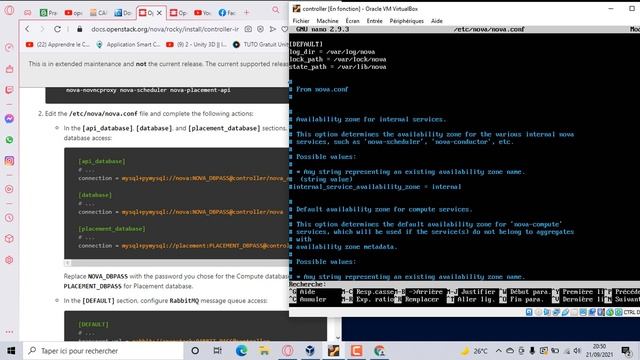 OpenStack 09: Installation et configuration nova part 1