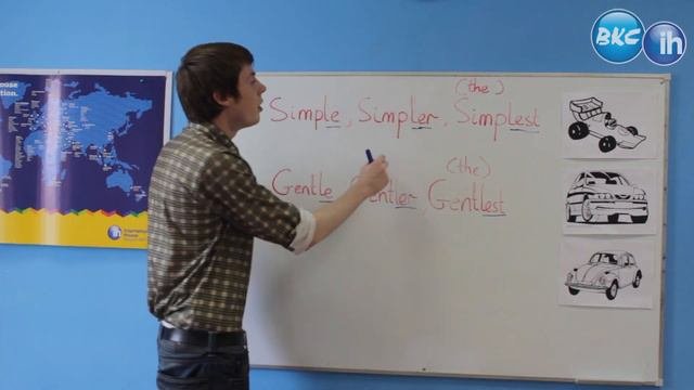 Урок английского языка English Lesson - Comparatives and superlatives by BKC-IH
