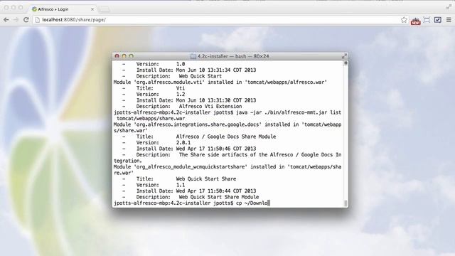 Alfresco Community Edition 4.2 How-To: Installing Google Docs Integration