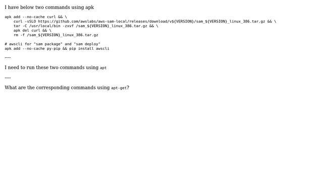 Unix  Linux: Docker file with apt package