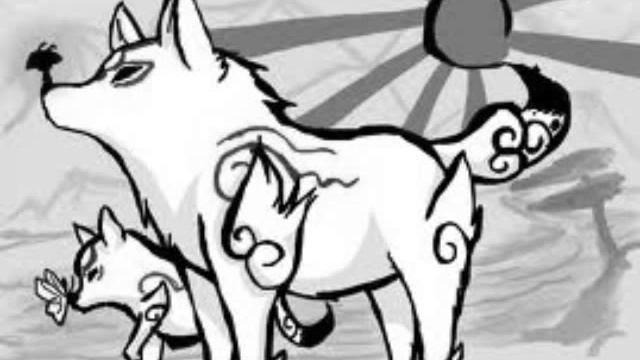 ammy and chibi (amaterasu and chibiterasu)