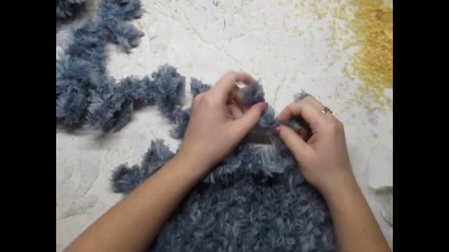 Puffy Fur//ШИКАРНЫЙ СНУД (ШАРФ) за 40 минут без спиц и крючка