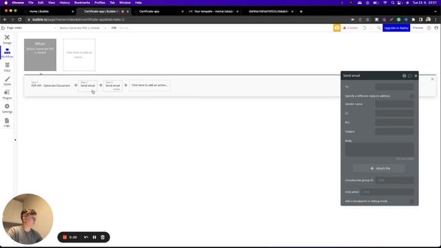 How to Send PDF Files via Email from Your Bubble App I Bubble plugin tutorial