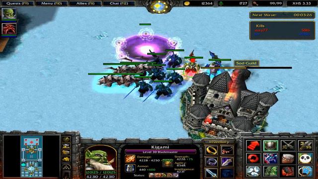 Warcraft map : X Hero Siege 3.33