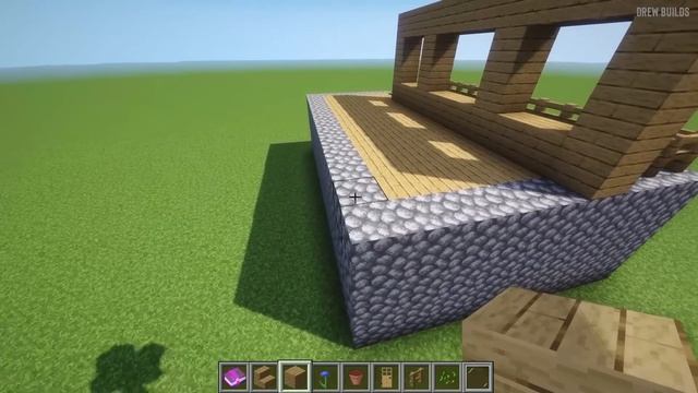 Minecraft House Tutorial :  (#14) Large Wooden Survival House (How to Build)